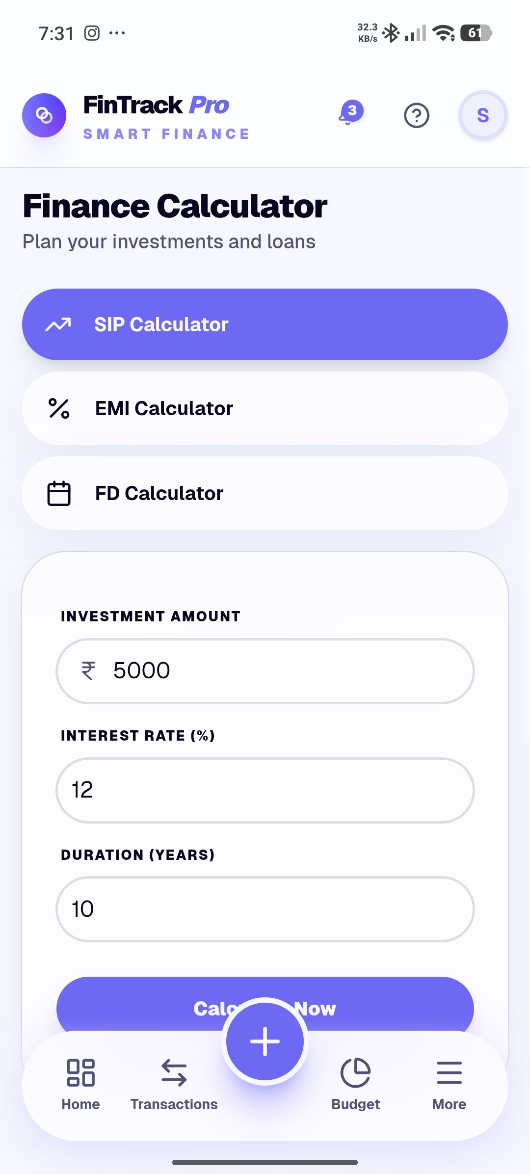 Fintrack Pro - Finance Calculator